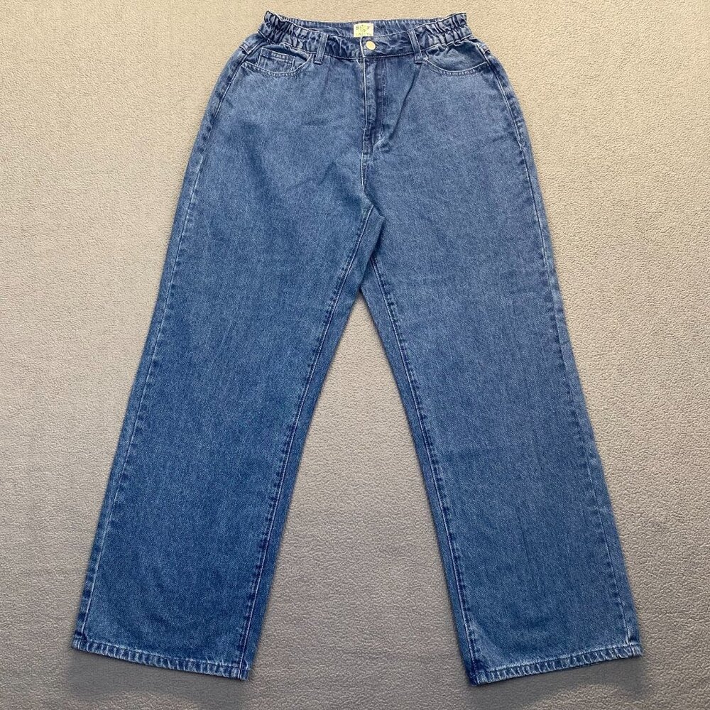 Shiny by Nature Pants High Rise Women's Size XS Peach Cotton Stretch,Zip,EW